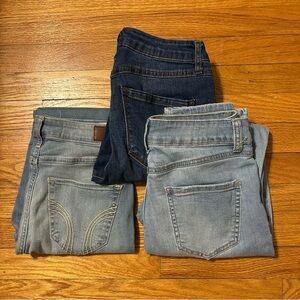 Jeans (three pairs)